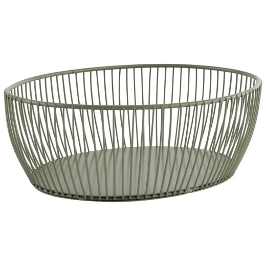 APS Svart Basket Dia 24x19cm H 8cm Green APS Svart Basket Dia 24x19cm H 8cm Green