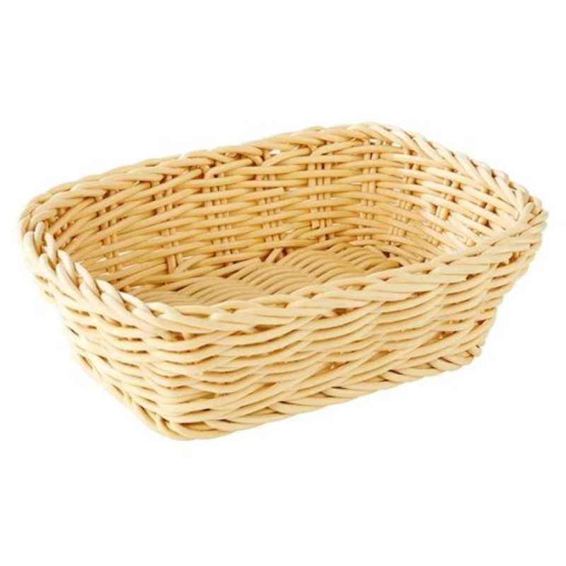 APS Rectanguler Basket Dia 19x13cm Hight 6cm Beige - APS