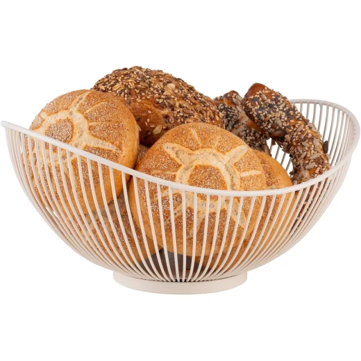 APS Svart Basket Dia 29.5x25.5cm H 13.5cm White - APS - Image 3