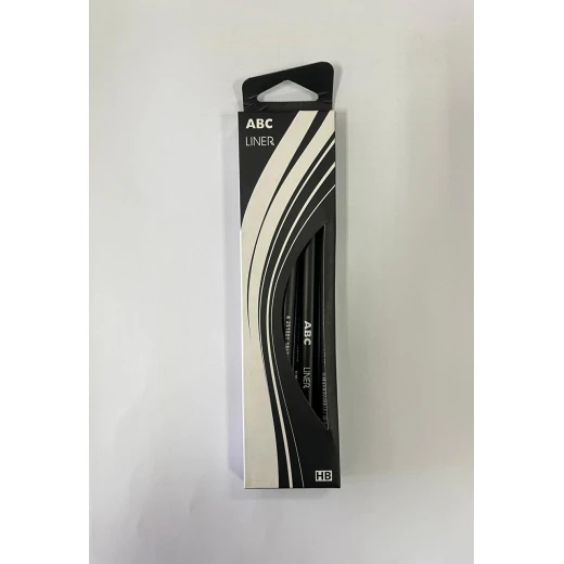 ABC Liner Black Pencils HB,Pack of 12 ABC Liner Black Pencils HB,Pack of 12