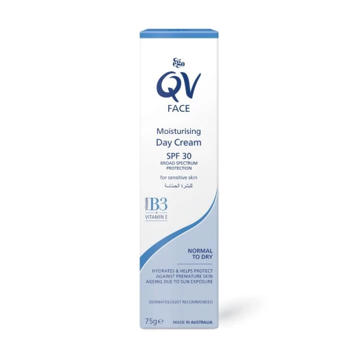 Qv Face Day Cream +Spf30, 75 Gram Qv Face Day Cream +Spf30, 75 Gram