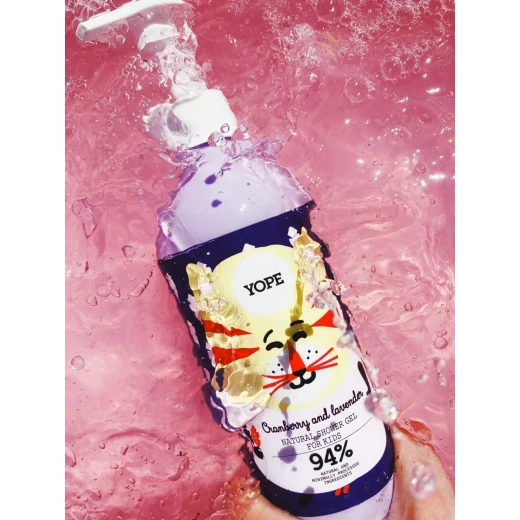 Yope Shower Gel For Kids Cranberry And Lavender, 400Ml - Yope - Image 6