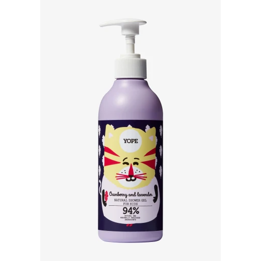 Yope Shower Gel For Kids Cranberry And Lavender, 400Ml Yope Shower Gel For Kids Cranberry And Lavender, 400Ml