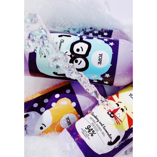Yope Shower Gel For Kids Cranberry And Lavender, 400Ml - Yope - Image 2