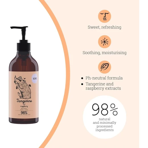 Yope Hand Soap Tangerine and Raspberry 500 ml - Yope - Image 4