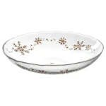 Leonardo Autentico Bowl Dia 32cm Clear With Gold Decoration - Leonardo