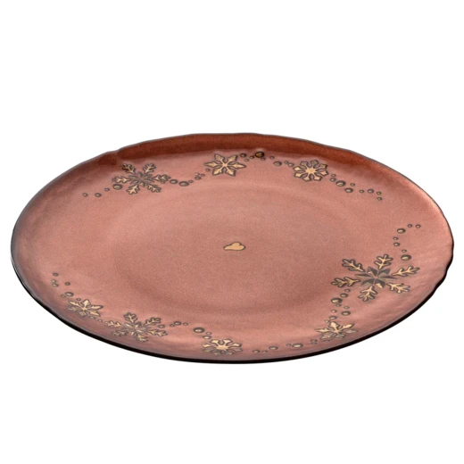Leonardo Autentico Plate Dia 27cm Red Leonardo Autentico Plate Dia 27cm Red