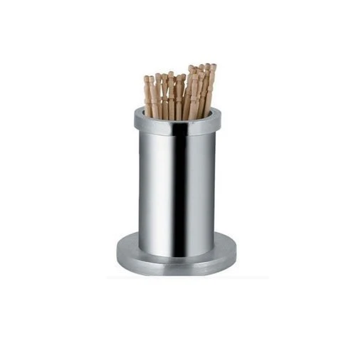 T.S Toothpick Holder S/Steel Dia 3cm H 5cm