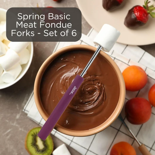 Kuchenprofi Meat Fondue Forks Colors Set of 6 Pieces - Kuchenprofi - Image 6