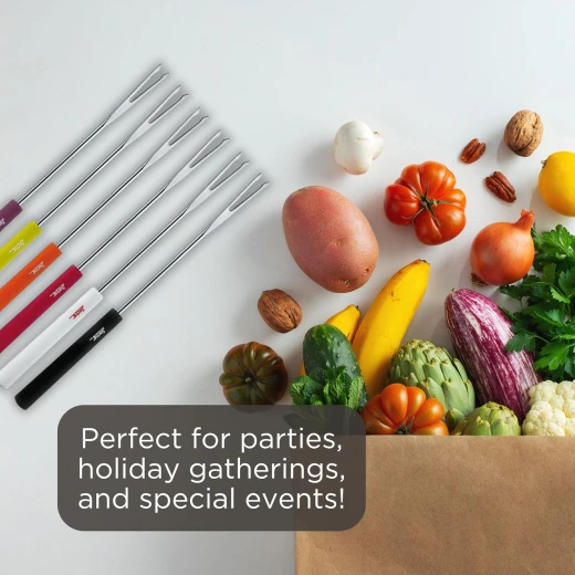 Kuchenprofi Meat Fondue Forks Colors Set of 6 Pieces - Kuchenprofi - Image 2