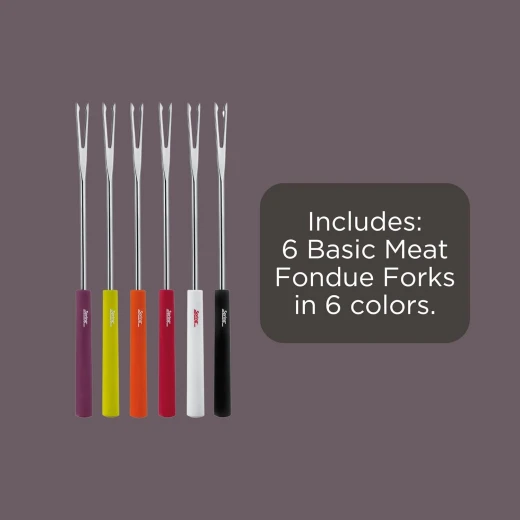 Kuchenprofi Meat Fondue Forks Colors Set of 6 Pieces - Kuchenprofi - Image 5