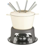 KitchenCraft Meat / Cheese Fondue Set Beige - KitchenCraft