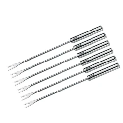 Kuchenprofi Meat Fondue Forks Set of 6 Pieces Stainless Steel