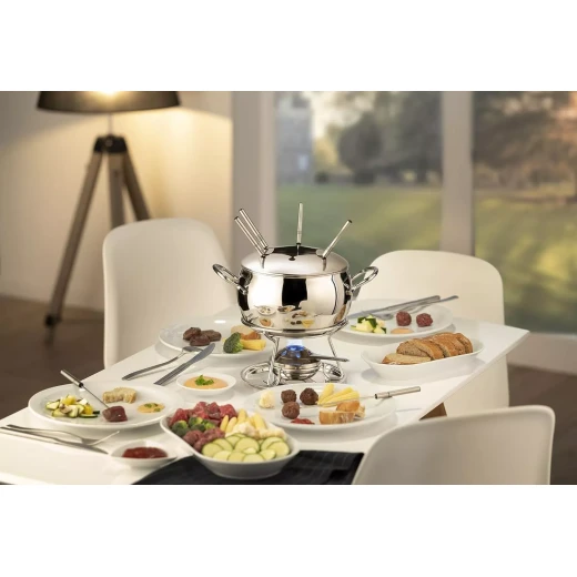 APS Fondue Set Stainless Steel - APS - Image 4