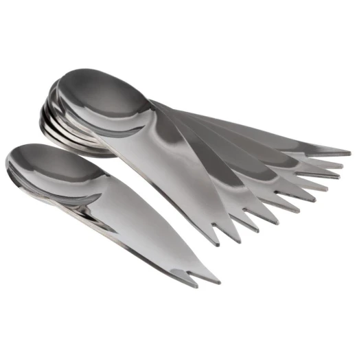 APS Tapas Spoon / Fork Dia 10cm S/Steel Set of 6 Pieces APS Tapas Spoon / Fork Dia 10cm S/Steel Set of 6 Pieces