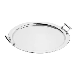 Pintinox Round Tray with handles Dia 42cm Stainless Steel