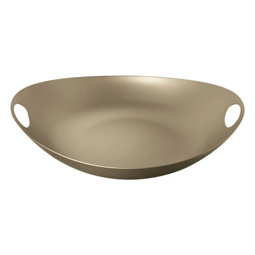 Mepra Nettuno Tray Dia 40x36 cm Light Gold Mepra Nettuno Tray Dia 40x36 cm Light Gold