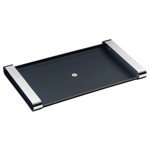WMF Club Wooden Serving Tray Black with Steel Handle WMF Club Wooden Serving Tray Black with Steel Handle