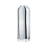IVV Empire Vase H 30cm Clear With Black and White Decoration - IVV