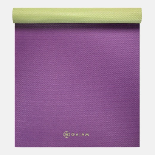 Gaiam ,Grape Cluster 2-Color Yoga Mat 4mm Gaiam ,Grape Cluster 2-Color Yoga Mat 4mm