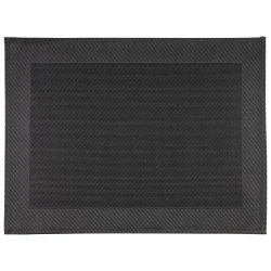 مفرش طاولة رفيع باللون الأسود 45×33 سم من اي بي اس