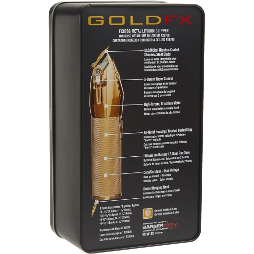 Babyliss Pro Artists Professional Clipper , Gold - Fx8700Gsde - Babyliss - Image 5