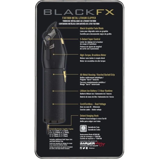Babyliss Pro Artists Professional Clipper , Black-FX8700BKSDE - Babyliss - Image 2