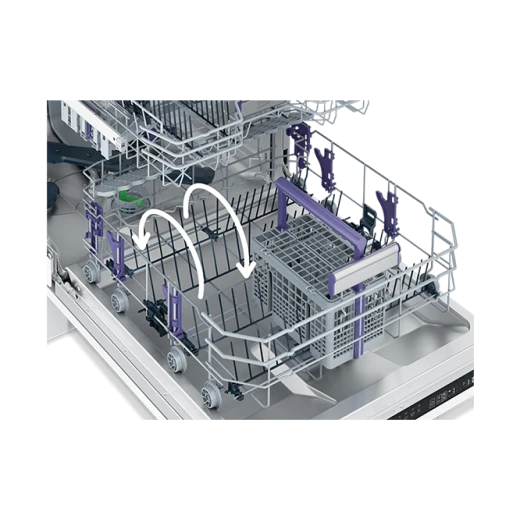 Beko Dishwasher 6 Programs 3 Sprays 2 Baskets Black Inverter A++ - Beko - Image 5