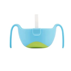 B.Box XL Bowl + Straw , Ocean Breeze 12m+