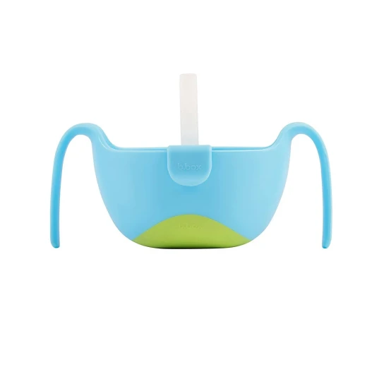 B.Box XL Bowl + Straw , Ocean Breeze 12m+ B.Box XL Bowl + Straw , Ocean Breeze 12m+