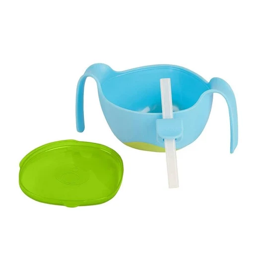 B.Box XL Bowl + Straw , Ocean Breeze 12m+ - B.Box - Image 2
