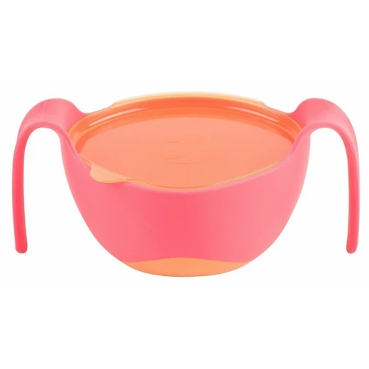 B.Box XL Bowl + Straw , strawberry shake 12m+ - B.Box - Image 3