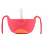 B.Box XL Bowl + Straw , strawberry shake 12m+ - B.Box