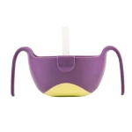B.Box XL Bowl + Straw , passion splash 12m+ - B.Box