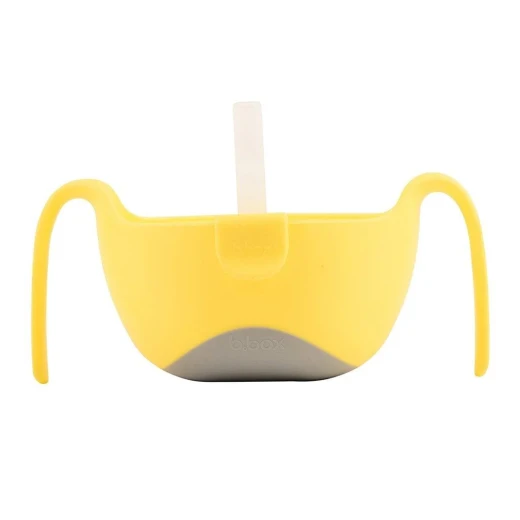 B.Box XL Bowl + Straw ,lemon sherbet 12m+ B.Box XL Bowl + Straw ,lemon sherbet 12m+