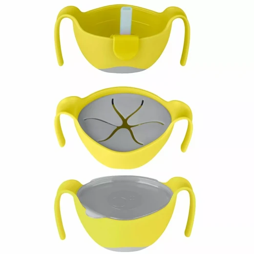 B.Box XL Bowl + Straw ,lemon sherbet 12m+ - B.Box - Image 6