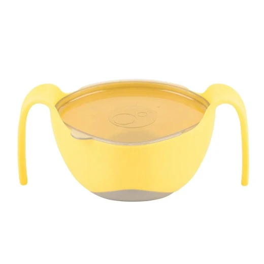 B.Box XL Bowl + Straw ,lemon sherbet 12m+ - B.Box - Image 5