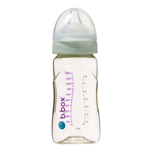 B.Box PPSU baby bottle,240ml sage 0m -12m B.Box PPSU baby bottle,240ml sage 0m -12m