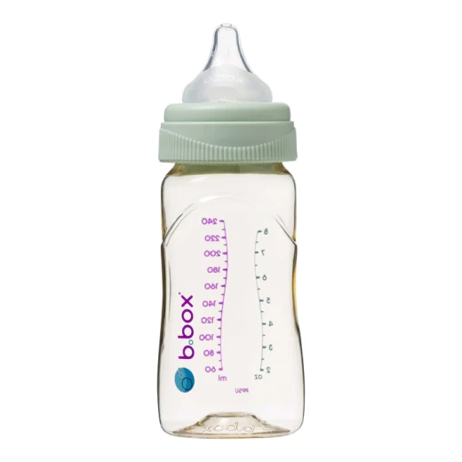 B.Box PPSU baby bottle,240ml sage 0m -12m - B.Box - Image 2