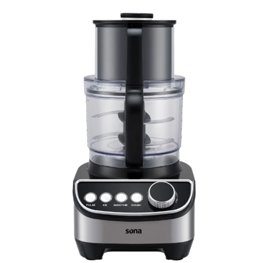 Sona Food Processor 1300W With 4 programs and 11 functions Stainless steel blades Sona Food Processor 1300W With 4 programs and 11 functions Stainless steel blades
