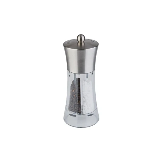 APS 2 in 1 Salt / Pepper Mill H 19cm Stainless Steel