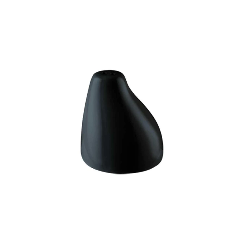 Bonna Notte Neat Pepper Shaker 5 cm | Black Porcelain | Elegant & Durable Design for Modern Table Settings - Bonna