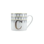 Kitchen Craft Alphabet Mug with Novelty C Design 350ml - KitchenCraft
