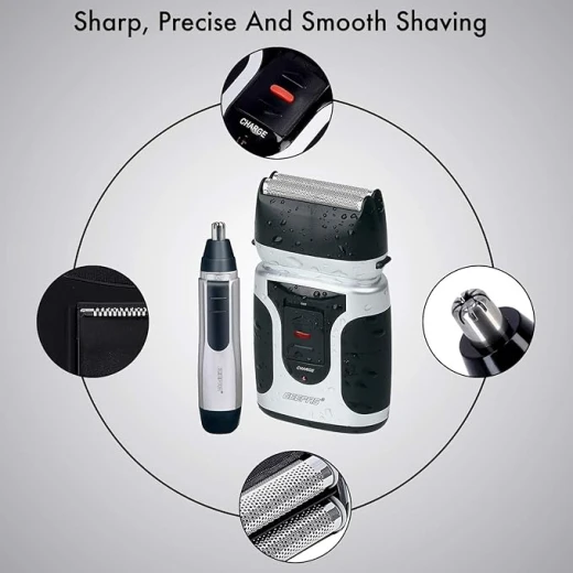 Geepas Gsr110 Rechargeable Shaver For Men - GEEPAS - Image 4