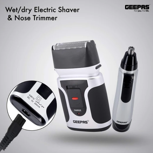 Geepas Gsr110 Rechargeable Shaver For Men - GEEPAS - Image 7