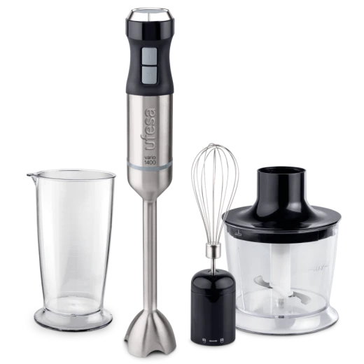 Ufesa Hand Blender Set 1400 Watt 20 Speed Turbo Button Ufesa Hand Blender Set 1400 Watt 20 Speed Turbo Button