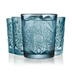 Libbey HOBSTAR Old Fashion Tumbler 12oz 355ml Blue Set of 6 Pieces - Libbey