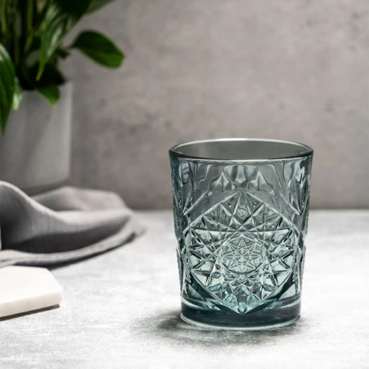 Libbey HOBSTAR Old Fashion Tumbler 12oz 355ml Green Set of 6 Pieces - Libbey - Image 3