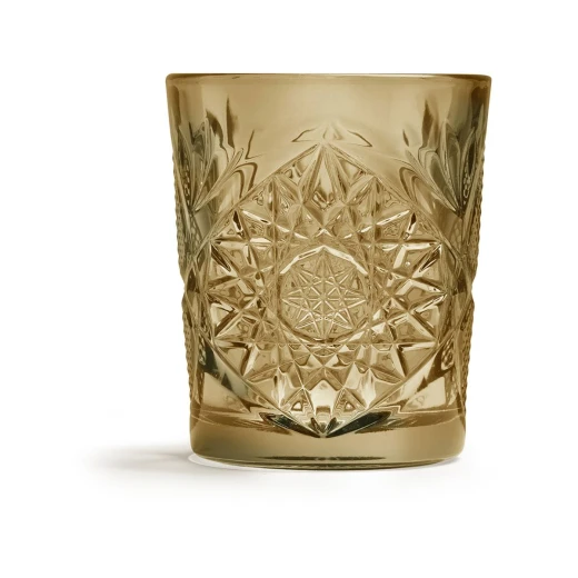Libbey HOBSTAR Old Fashion Tumbler 12oz 355ml Yellow Set of 6 Pieces