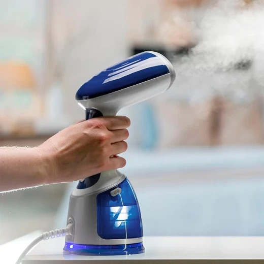 مكواة بخار عمودية مدمجة  GS1700، مكواة سفر، 1700 واط، خزان مياه سعة 220 مل، فرشاة بخارية لإزالة التجاعيد والروائح الكريهة، مكواة بخار جاهزة للاستخدام في 25 ثانية من يوفيسا - يوفيسا - Image 6